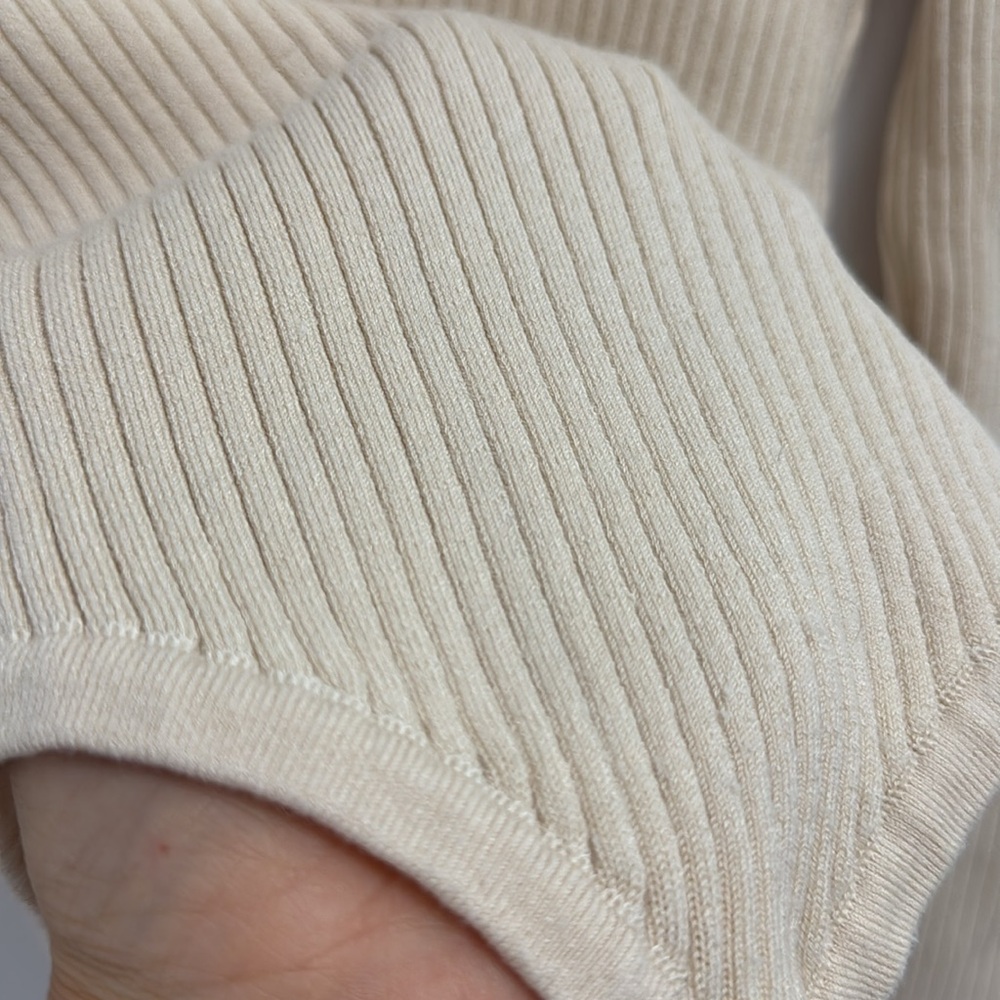 Live The Process Ribbed Bodysuit – Beige - Picture 6 of 7